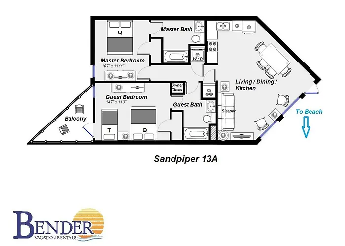 Holiday home Sandpiper 13a *